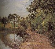 Camille Pissarro pond USA oil painting artist